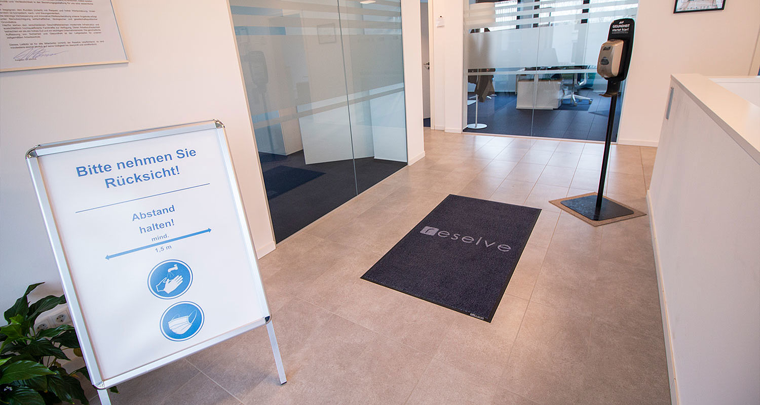 Bürogestaltung Eingangsbereich