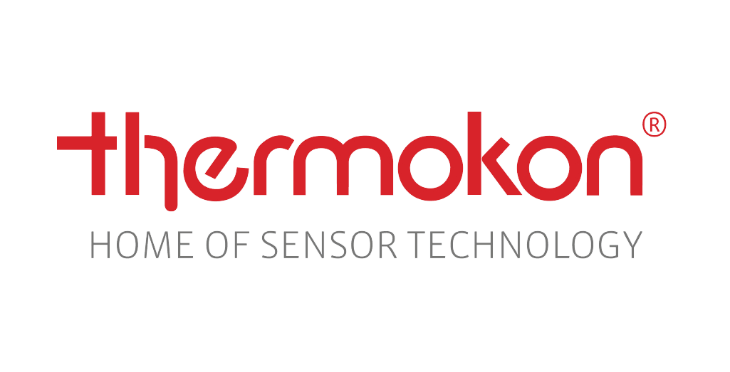 Logo Referenzkunde Thermokon mit Slogan Home of sensor technology | coneon lieferte moderne Arbeitsumgebung