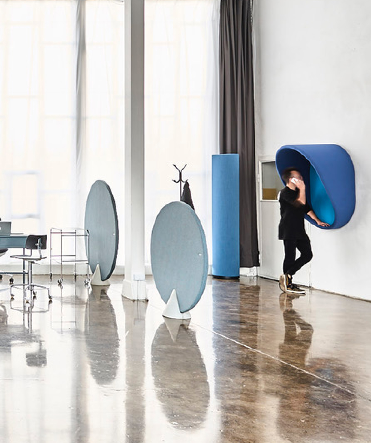 Phone Points für Großraumbüros Phone Point im Büro