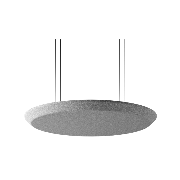Deckenabsorber von coneon Graues Akustikelement