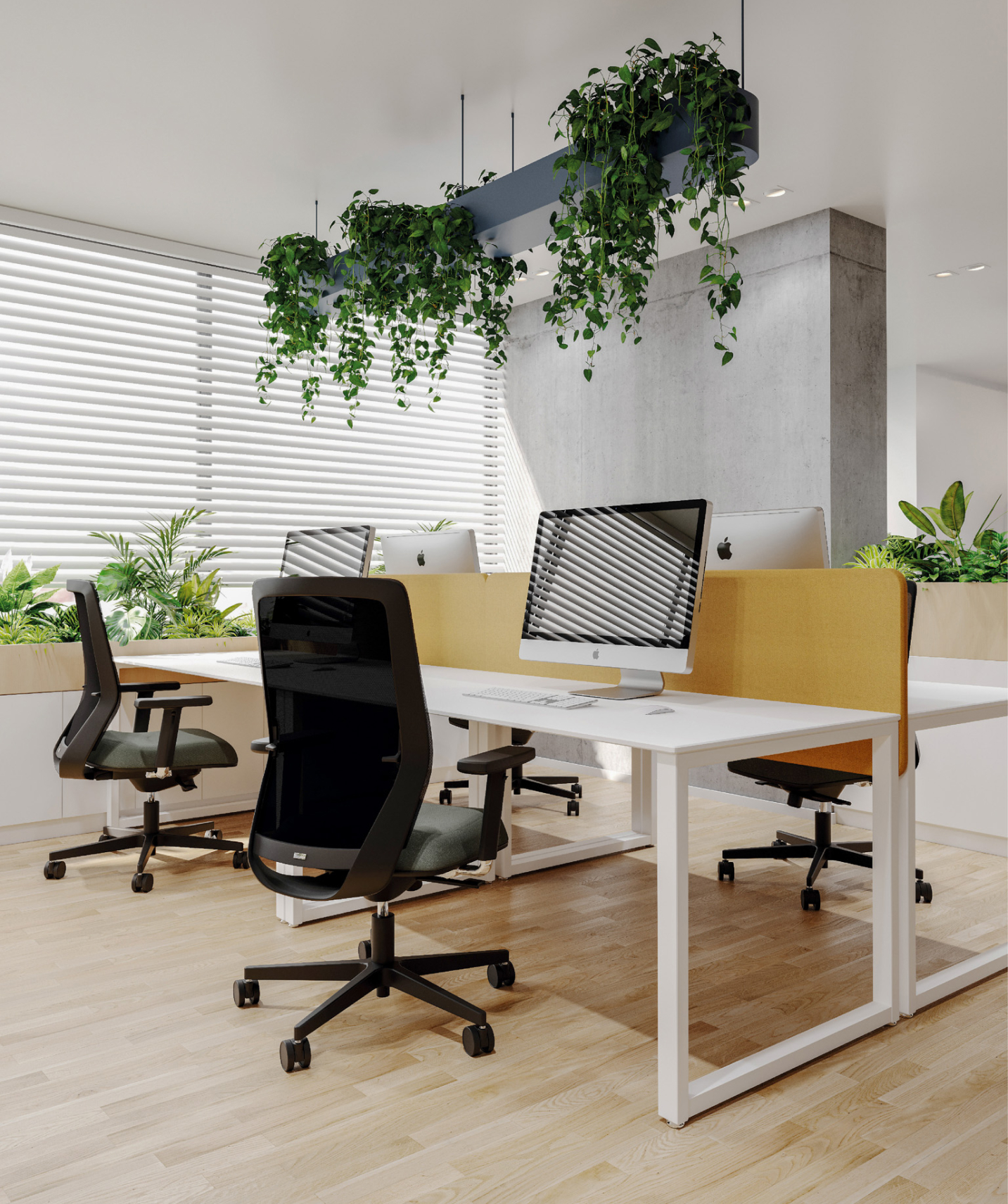 Akustiktrennwände am Arbeitsplatz Trennwände im Büro