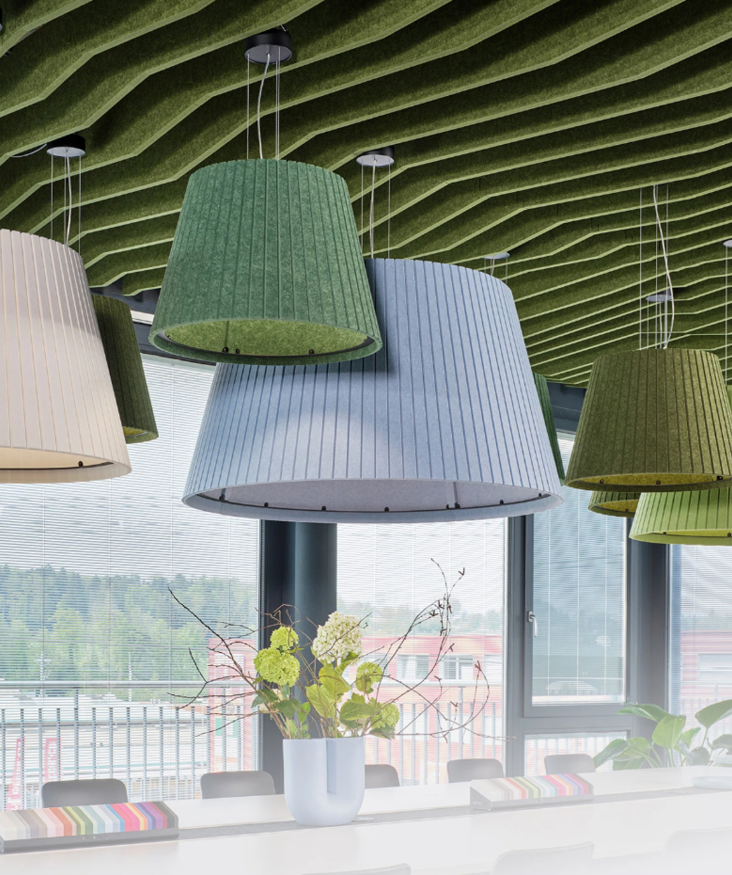 Akustiklampen von coneon Verschiedene Akustiklampen