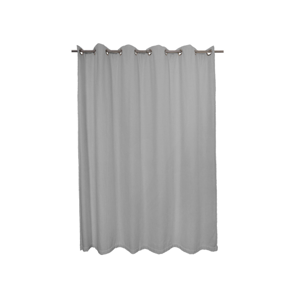 Schallabsorbierende Akustikvorhänge Grauer Vorhang