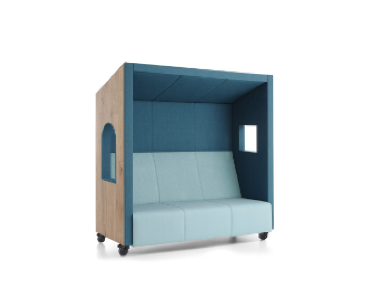 Stylische Schallschutz-Möbel von coneon Sofa mit Schallschutz