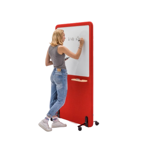 Akustikwände mit Whiteboard Raumtrenner mit Whiteboard