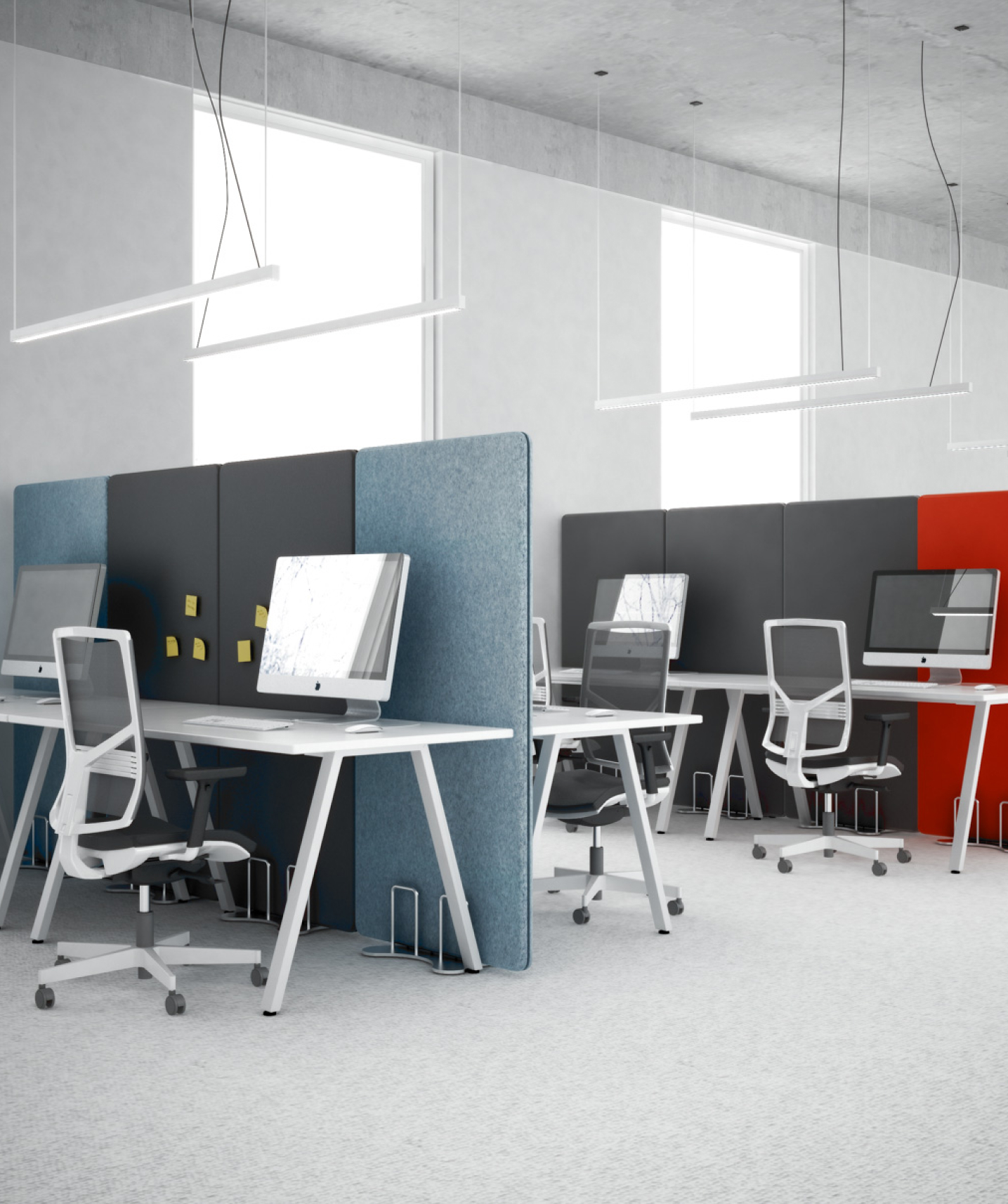 Schallschutz am Arbeitzplatz Arbeitzplatz mit Schallschutz