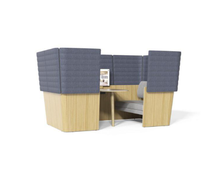 Büromöbel mit Schallschutz Große Mittelzone