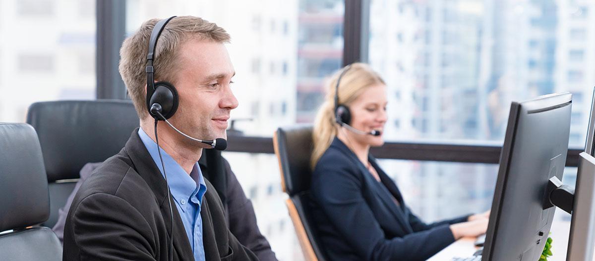 Headsets am Arbeitsplatz Headsets im Büro