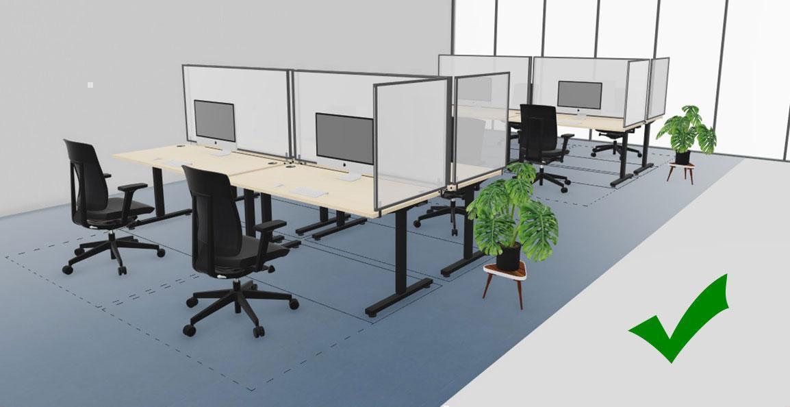3D-Bürovisualisierung 3D-Bürovisualisierung