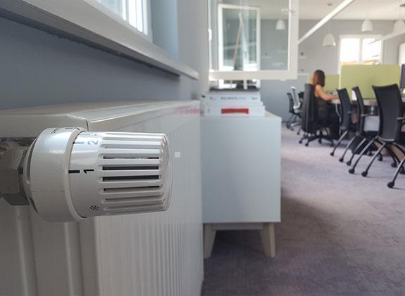 Innenausbau Klimatisierung im Büro