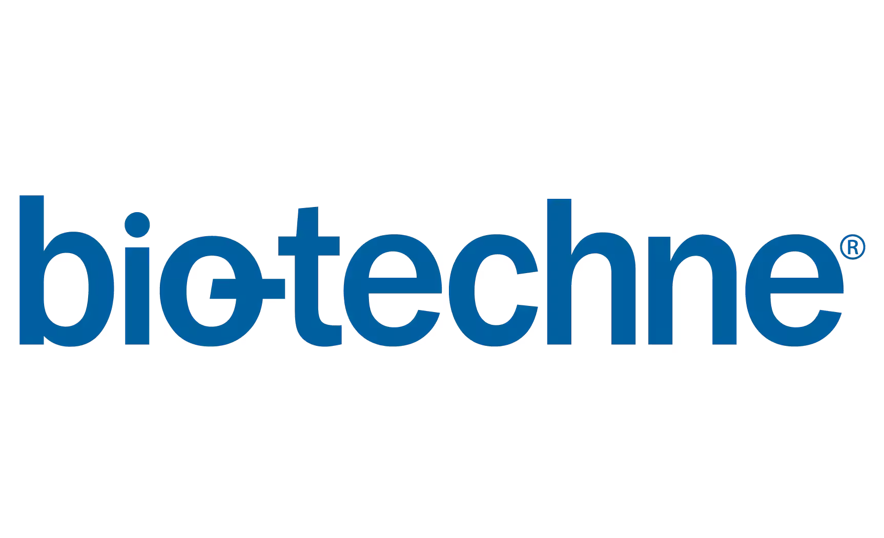 Logo Bio-Techne Light blue lettering