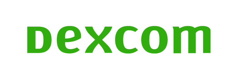 Grünes Dexcom Logo auf weißem Hintergrund.
