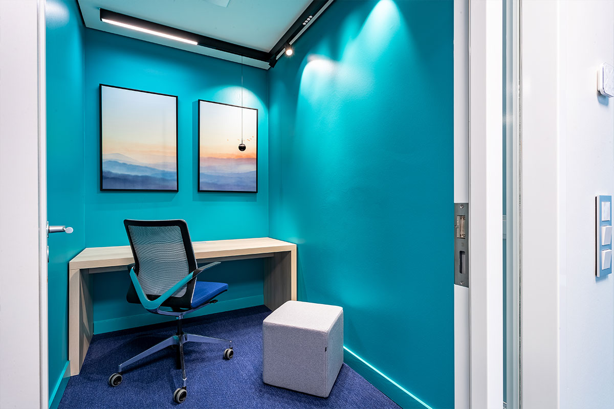 Kreativer Einzelarbeitsplatz - coneon