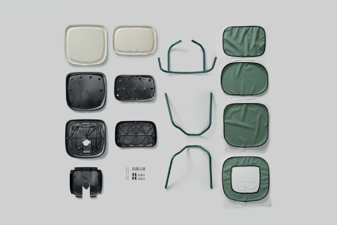 Grafik Stuhl Nora zerlegt